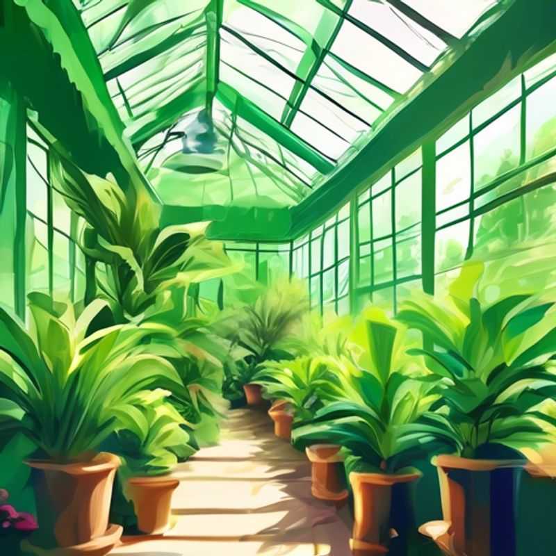 A lush collection of green houseplants, showcasing various textures and shapes.