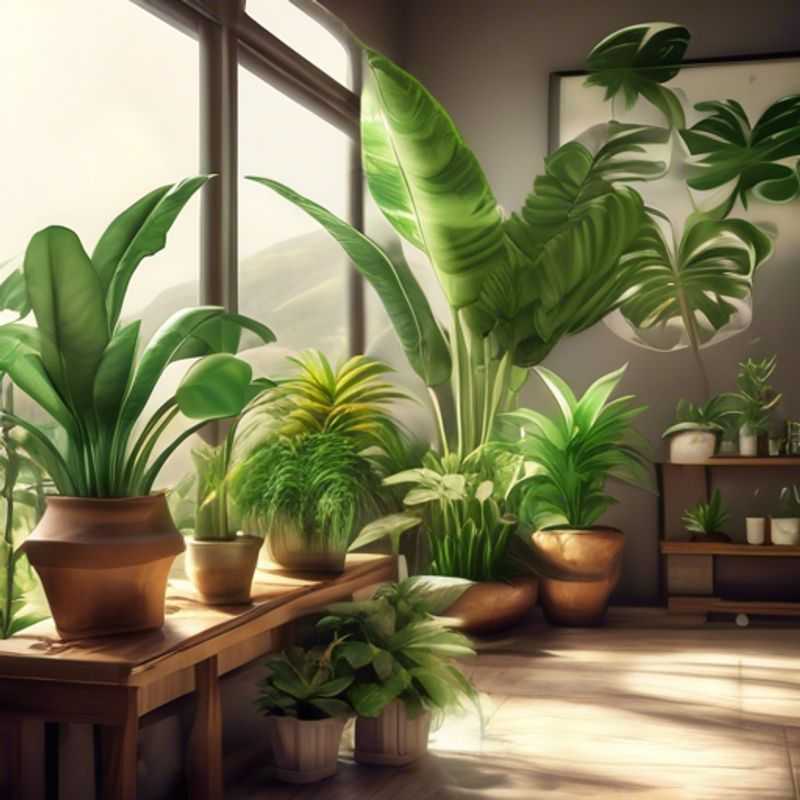 Thriving houseplants, adding a touch of life and vibrancy to your home.