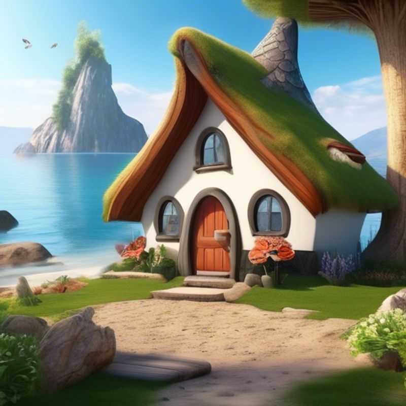 A charming gnome home, ready for a new resident!