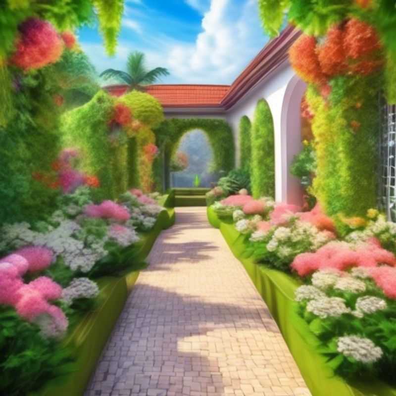A variety of garden wall designs showcasing different materials, styles, and sizes.