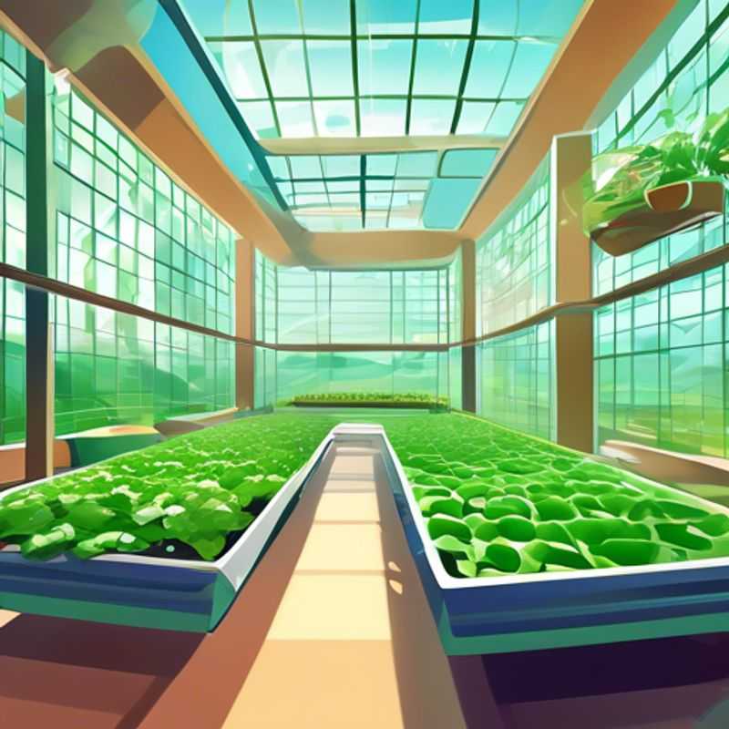 Sistema hidropônico interno para cultivo em casa.