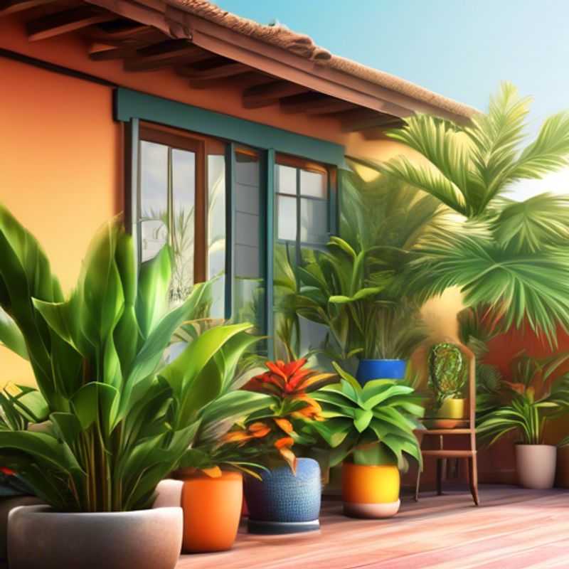 A vibrant collection of colorful houseplants, showcasing the diverse hues and textures available for home décor.
