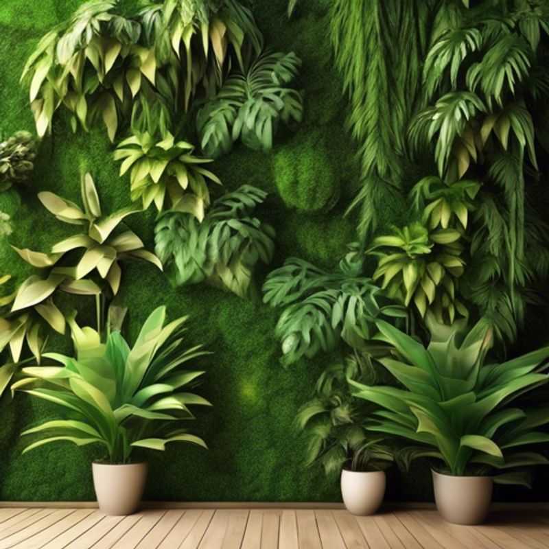 Meça o espaço disponível na parede para garantir que a decoração da parede de plantas caiba perfeitamente