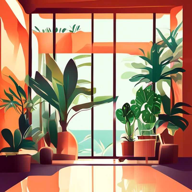 A collection of unusual and striking houseplants, showcasing their unique textures, shapes, and colors.