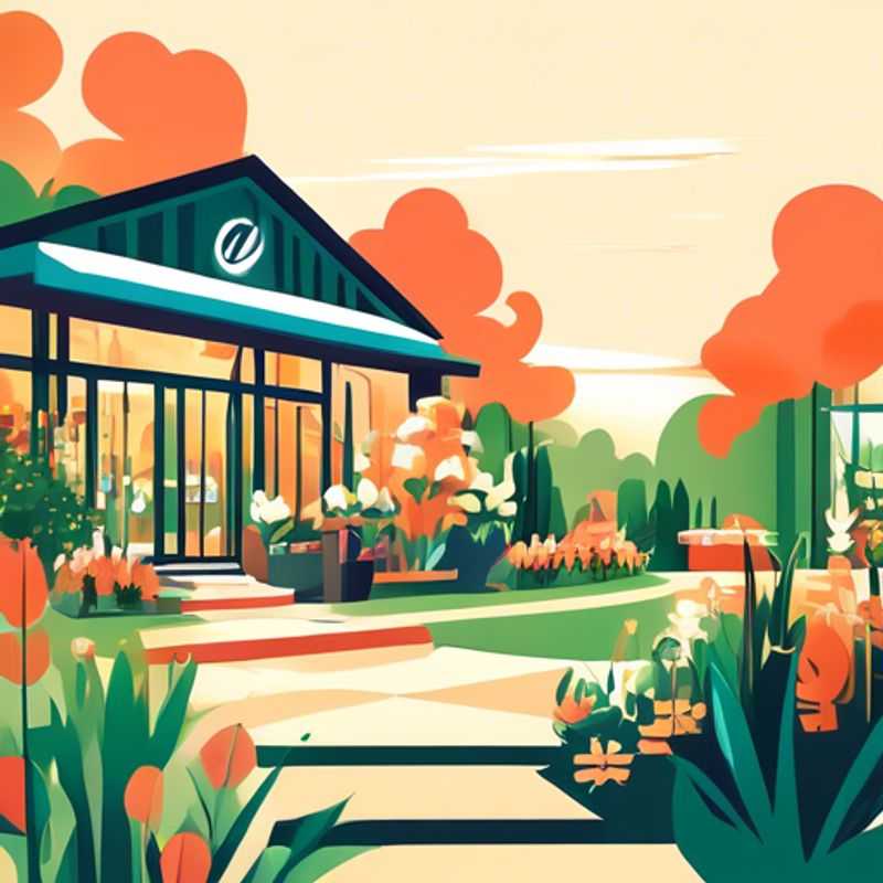 A loja de jardinagem, um paraíso para entusiastas de plantas e amantes da natureza.