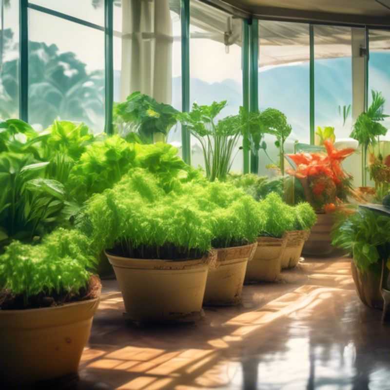 A selection of vibrant, healthy indoor vegetable plants, perfect for growing your own fresh food at home.