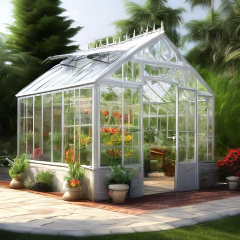 Backyard Greenhouse Kit with a variety of sizes and features
