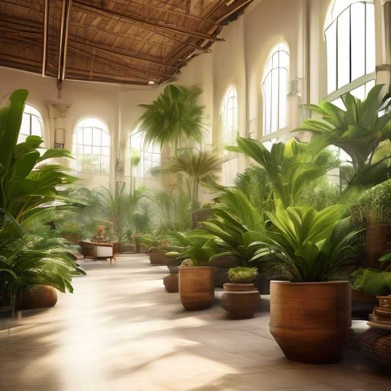 A lush collection of large indoor plants, perfect for adding a touch of nature to your home.
